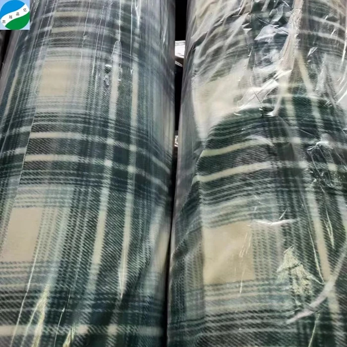 Hot selling popular woven stretch fabric for pants 60 cotton 40 polyester tr fabric yarn dyed stock lot for trouser