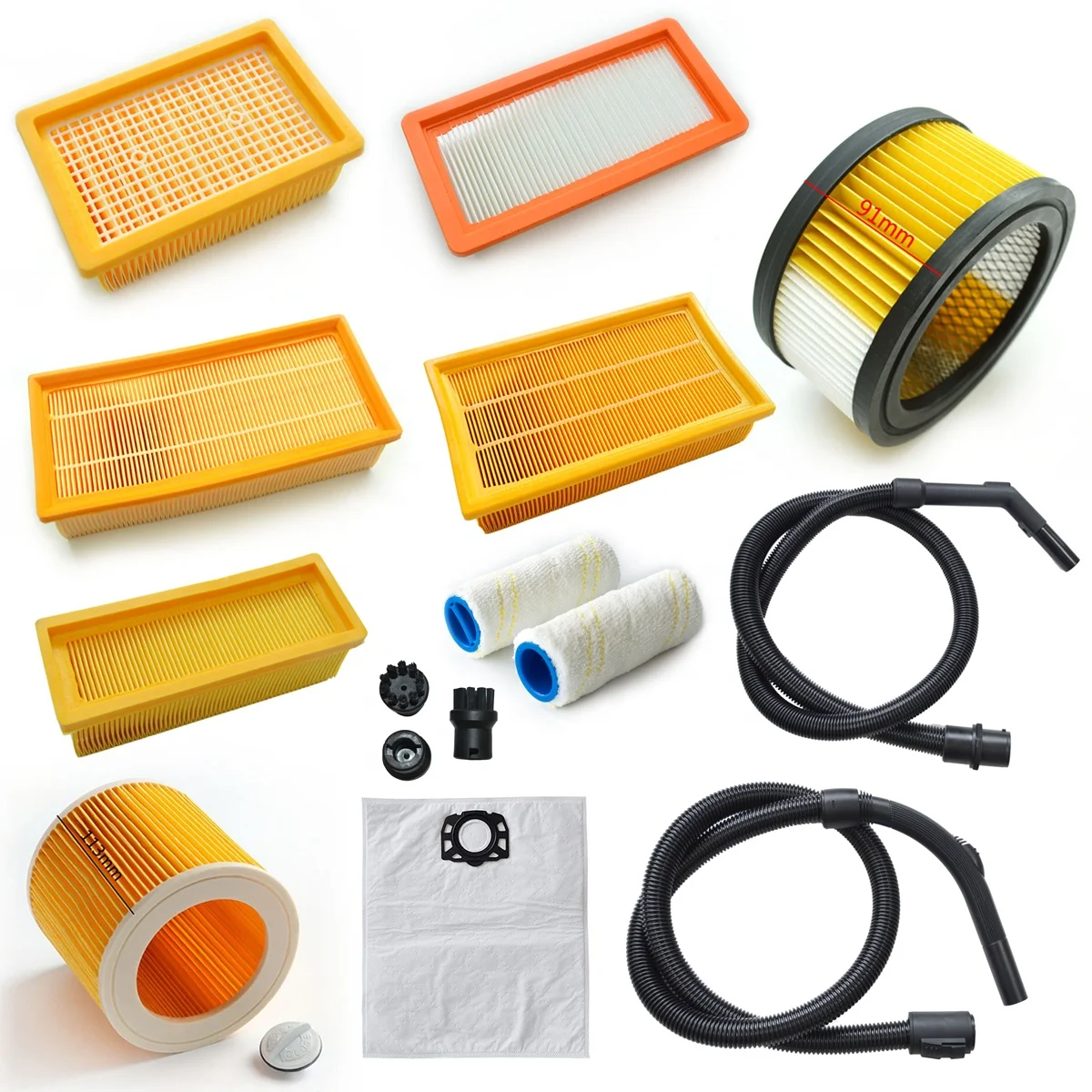 Wet & Dry Vacuum Hepa Filter For Kar che MV4 MV5 MV6 WD4 WD5 WD6 Vacuum Cleaner Hepa Filter Parts Accessory 2863005 2.863-005.0