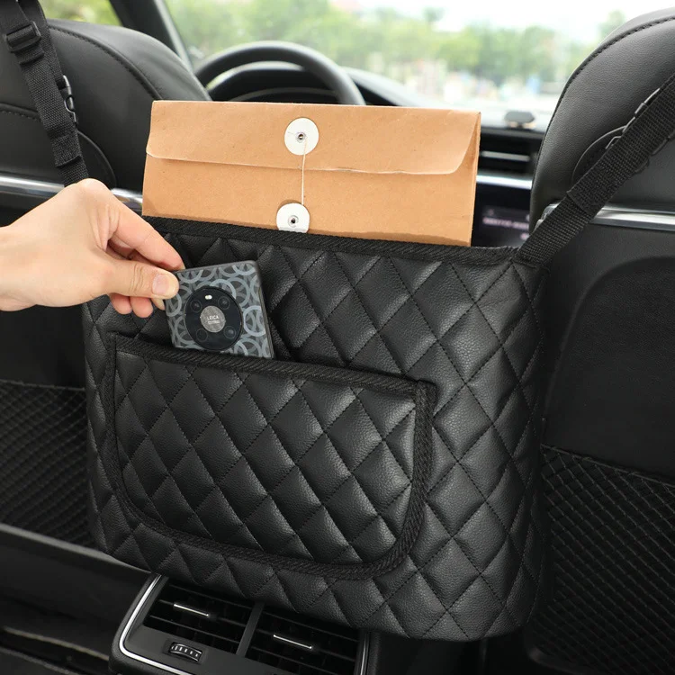 Car Purse Handbag Holder Between Seats Auto Storage Accessories  Automotive Consoles Organizers Pocket