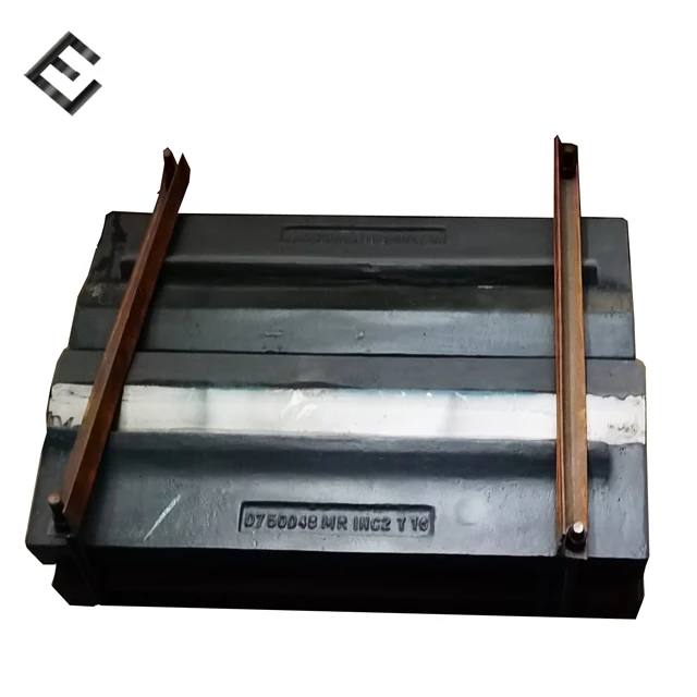 Rubble Master Rm100 Blow Bar Green Color Martensitic With Ceramic Inserts In Stock For Impact Crusher