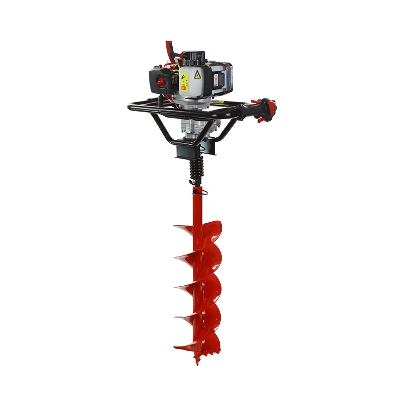 2stroke 68CC 2 person operated portable ground hole drill earth auger drill up 400mm max