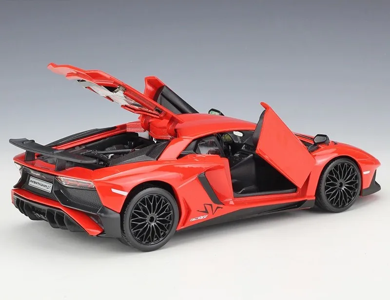 High Quality 1:24 Aventador LP750-4 SV Alloy Toys Car Model Simulation Metal Car Toys Diecast Car For Kids Adults Collection