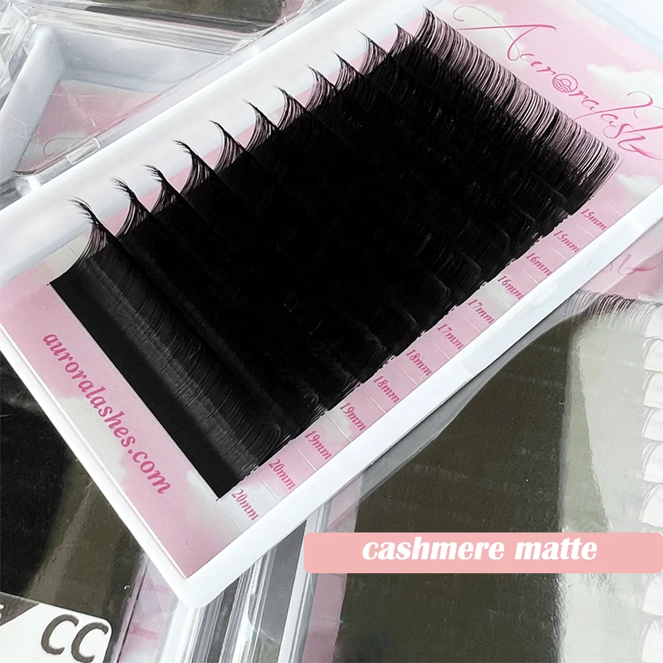 Soft Handmade Eyelashes Mink Fur Eyelashes Individual Lashes Velvet J B C Cc D Dd L Lc Ld M Curl Volume Eyelash