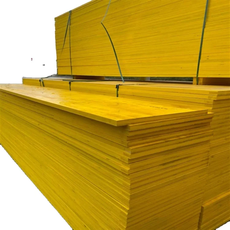 21*500*2500mm pine fir spruce 3 ply yellow shuttering plywood panel for concrete formwork