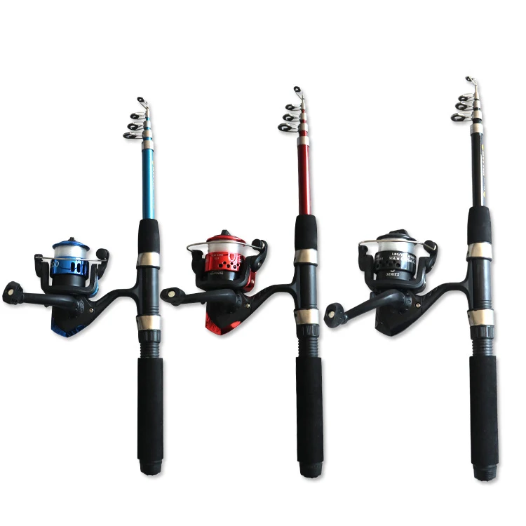 Hot Sale cheap fishing set combo fishing rod and reel full set fishing rods set for sale