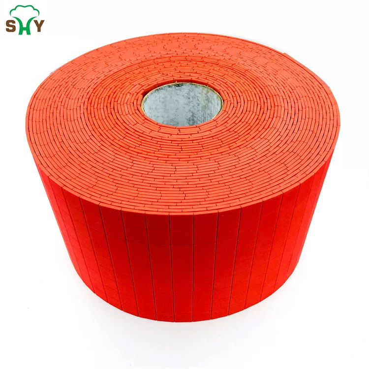 Red Foam Spacer  With Glass Separator EVA Rubber Pads On Sheets for Glass Shipping
