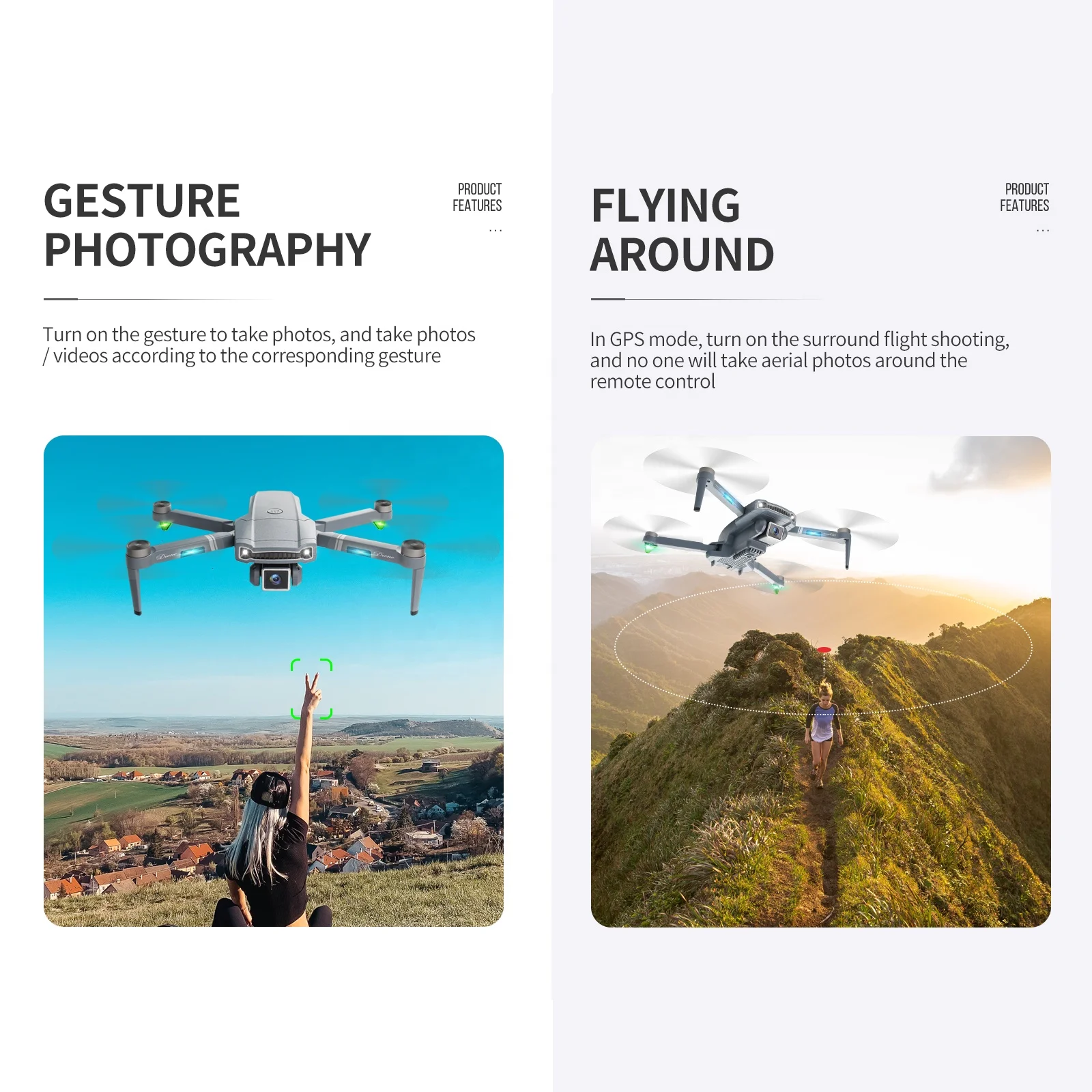  2021 Новые 5 шт/упаковка G Wi-Fi GPS и 4K HD Дрон с бесщеточным двигателем FPV полета для 20 мин корде расстояние Квадрокоптер дистанционным управлением ex5 SG108