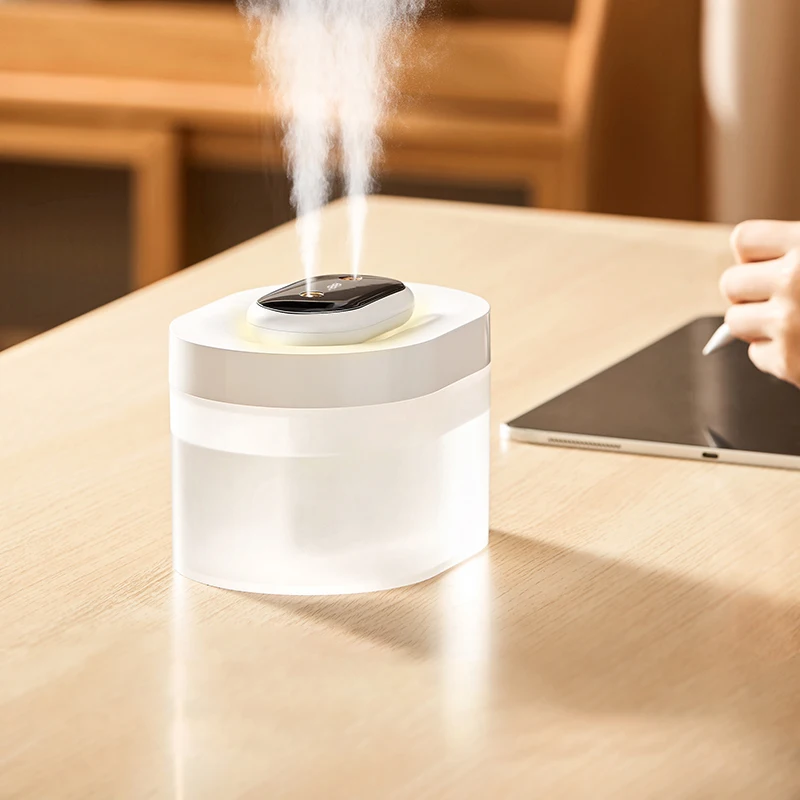 Factory direct OEM customized ultrasonic office 1L cool mist 2022 dual spray humidifier
