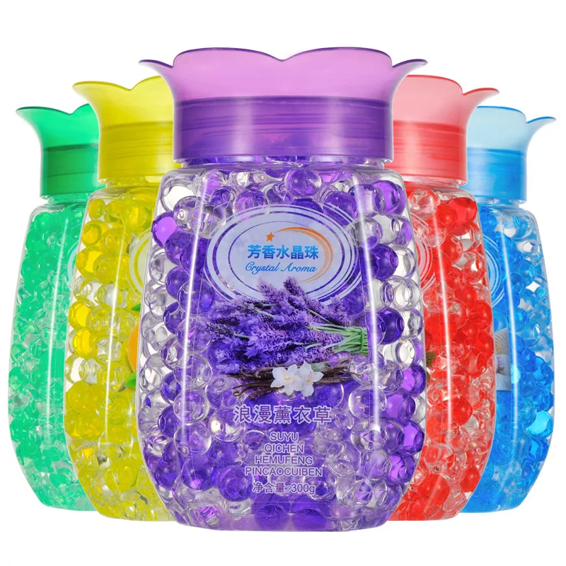 FS135 2024Air Freshener Deodorant Aromatherapy Household Crystal Fragrance Beads Toilet Closet Aromatherapy Freshener Wholesale