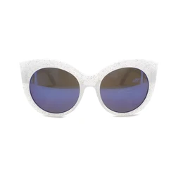 des lunettes  Customized Shiny Cat Eye Fashion Eyewear de soleil UV400 Kids Sunglasses