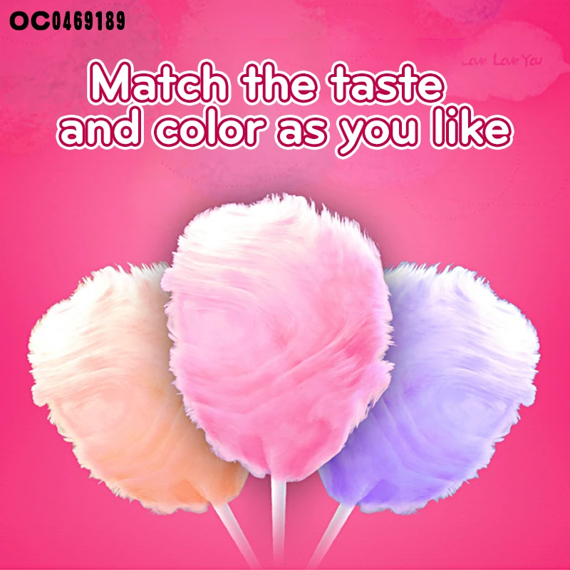 Electric indoor home mini making automatic cotton candy floss machine