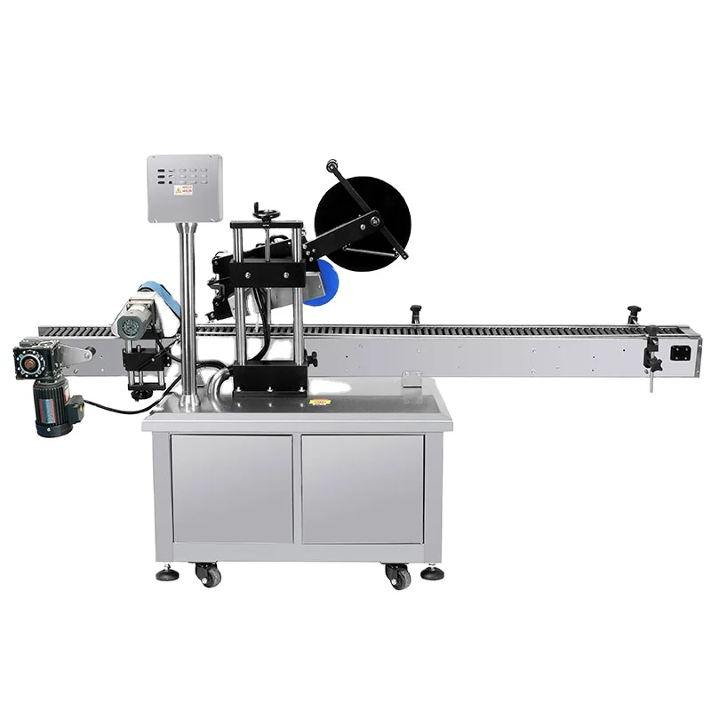 Factory Price Automatic Round Oil Bottle Ampoule Vial Jar Can Labeling Stickering Machine