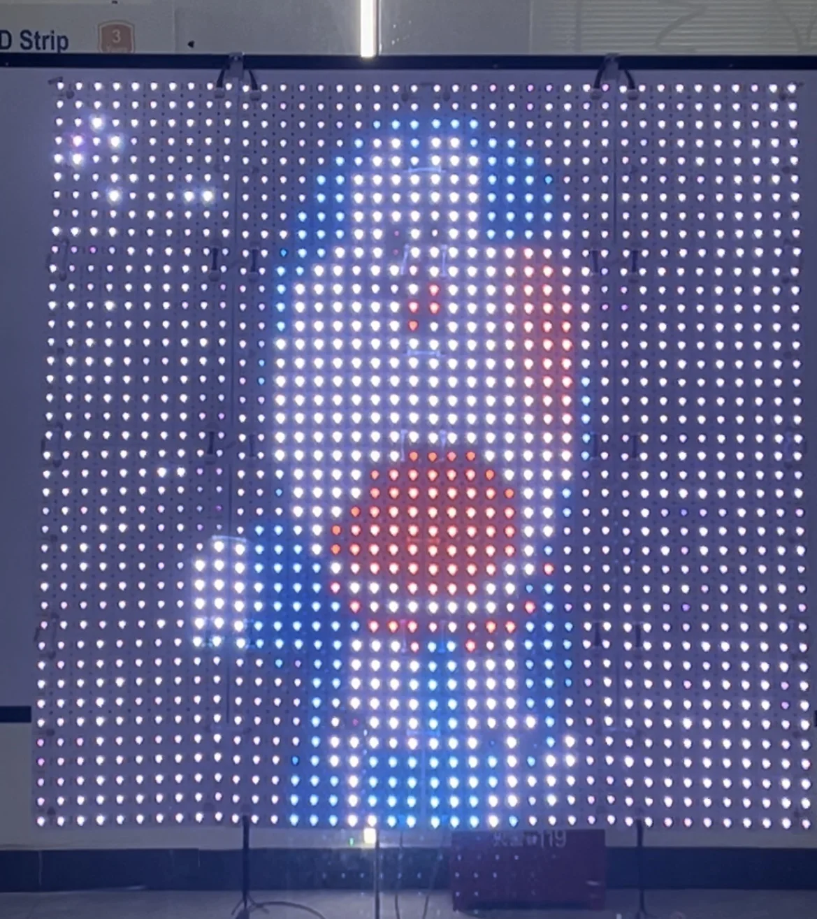 WS2815 Individually Addressable RGB LED Panel Light Sheet Digital Module Matrix Screen DC12V 250x250mm