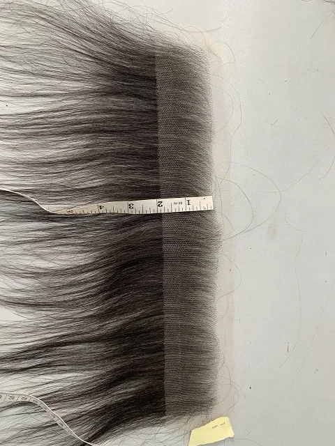 hot sale Top Quality High Digital  12*1 Thin HD Lace Frontal Closure with nature hair ,HD Transparent Swiss Lace Frontal Vendor,