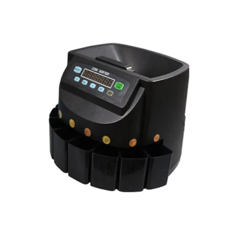 CS-5502 Новый многосайтовый сортировщик монет самообслуживание устройство для обнаружения денег пластиковый материал использования в магазине
