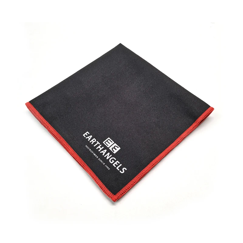 High Quality Silk Screen Printing Microfiber Eyeglasses Camera Watch Jewelry Polishing Cleaning Cloth