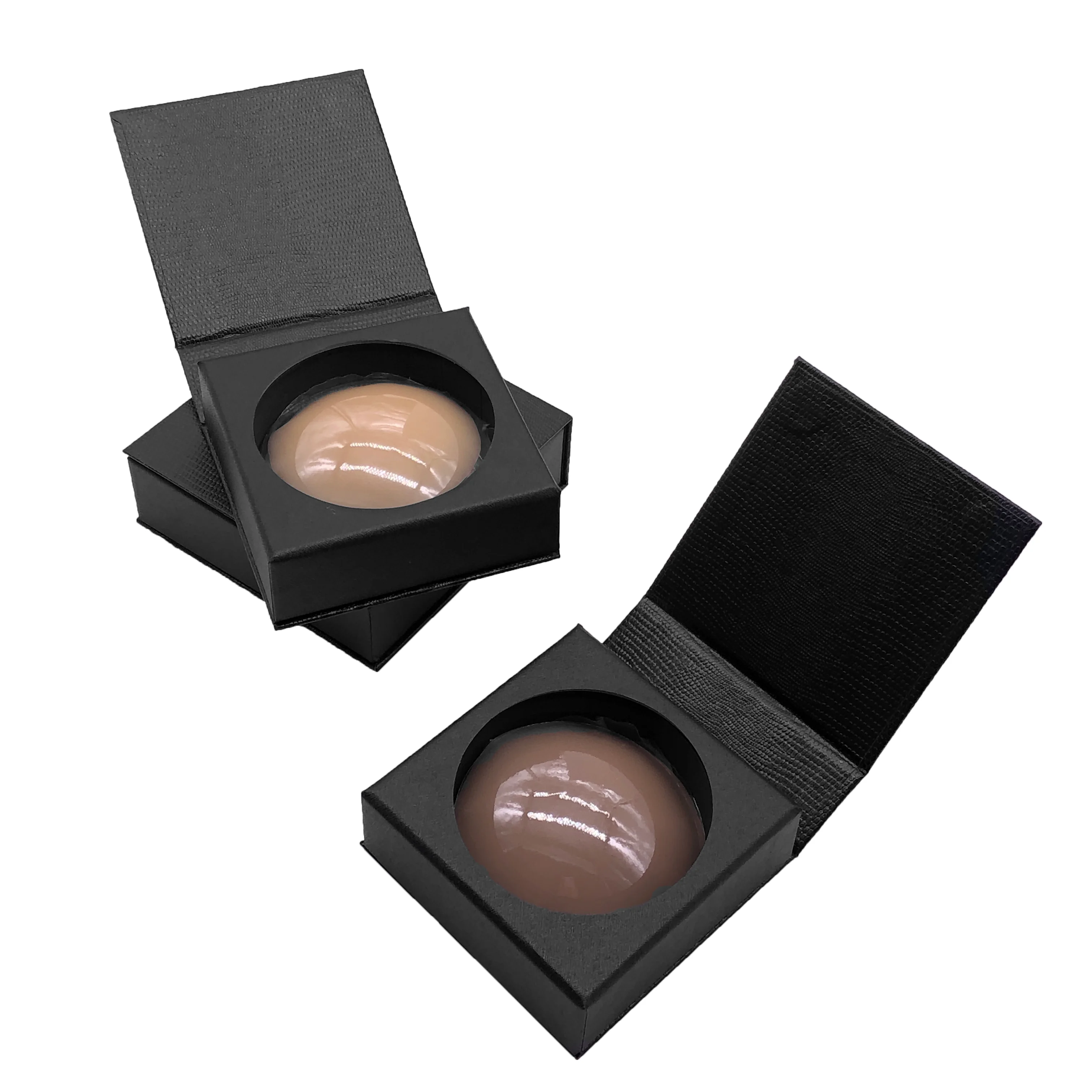 Custom Hot Sell Magnet Box Package Reusable Silicone Adhesive Pasties Breast non glue Nipple Cover for Women