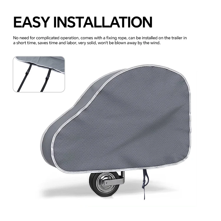 STARRYHEART Universal Anti Snow Waterproof Dustproof Protector Travel Trailer Towing Hitch Cover Caravan Hitch Cover