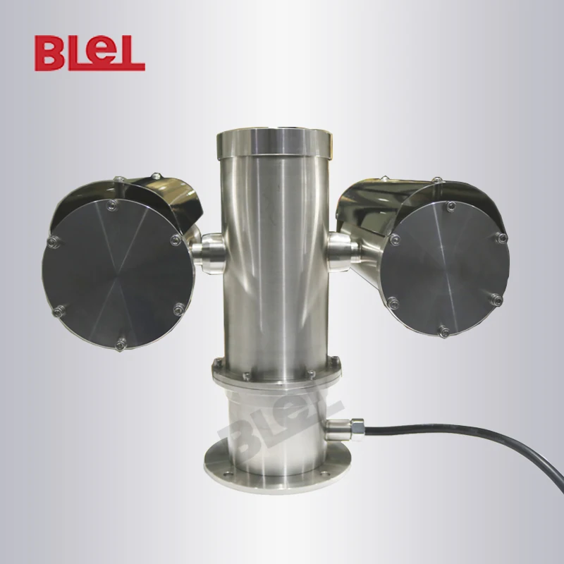 
Explosion proof PTZ IR cctv camera enclosure explosion Proof Positioning System housing with wiper 