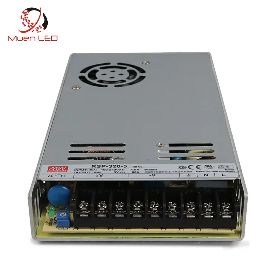 Средне хорошо 300 Вт 5 В 60A переключатель светодиодный дисплей RSP-320-5 питания