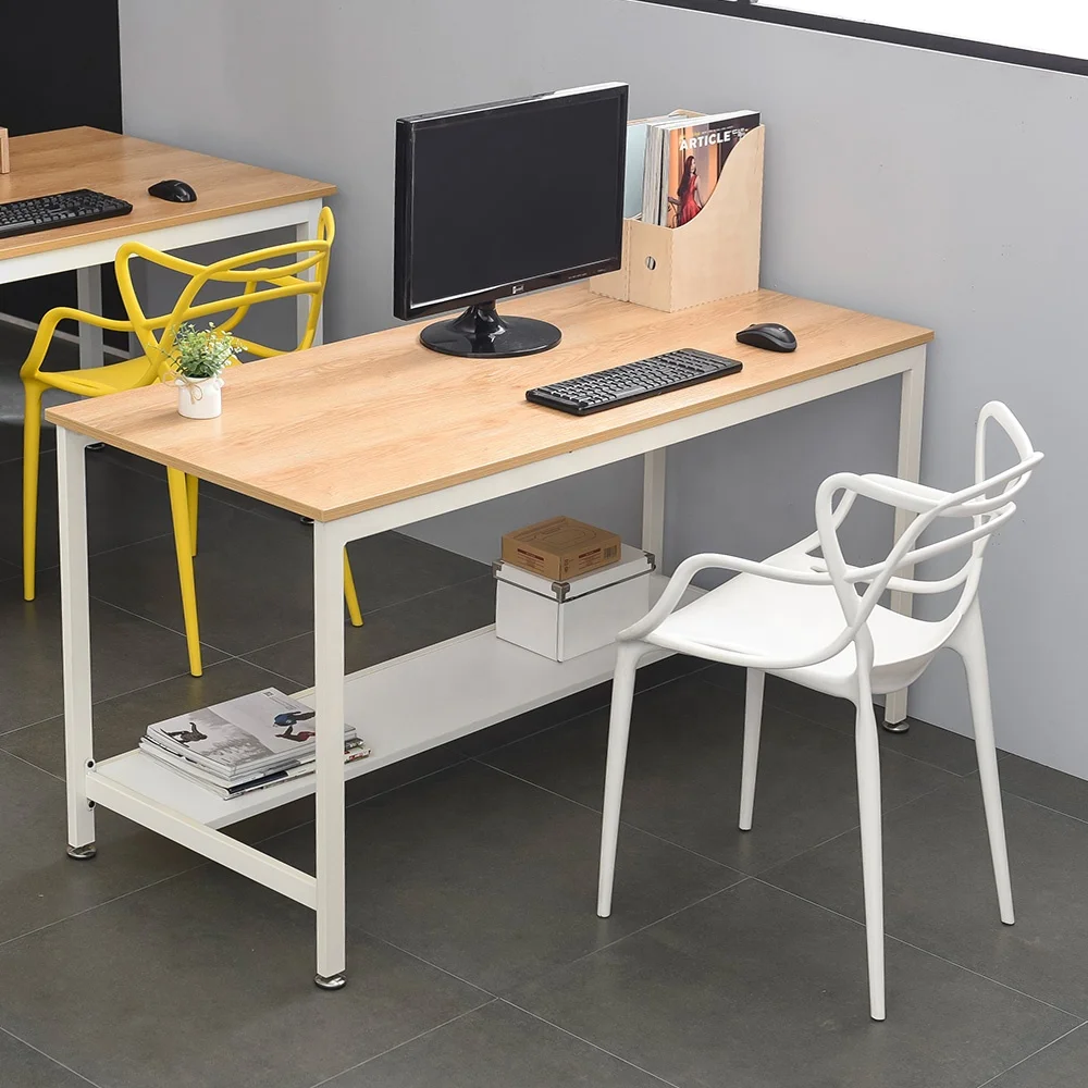 Современный деревянный металлический стол для учебы компьютерный ноутбука игровой дома и офиса