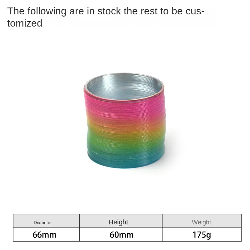 Hoye Crafts New Product Colorful Metal Spring Toy High Quality Toys for Kids