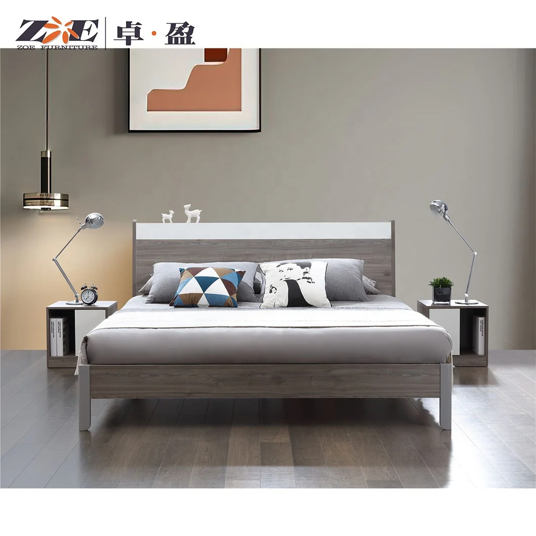 New Design Home Furniture China Hot Sale Sets Furniture Wooden King Size Bedroom Beds