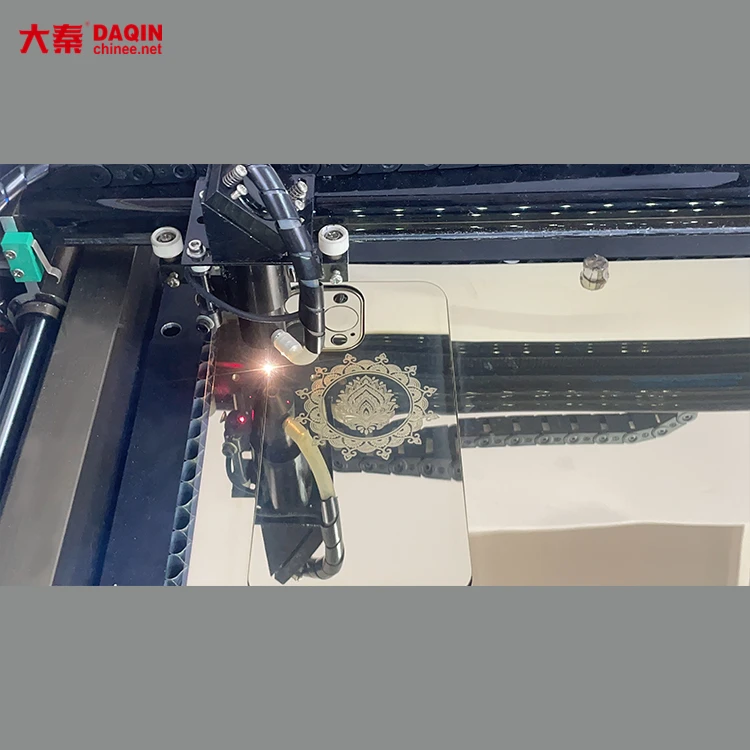 DAQIN Latest Nano Tempered Glass Protector Laser Cutting and Engraving Machine Y For Small Business