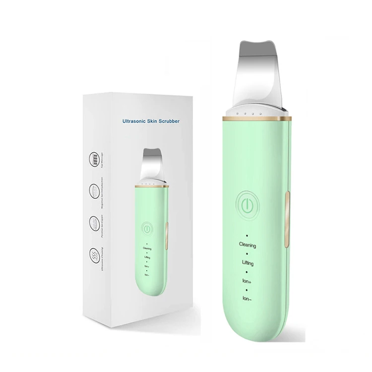 Home Use Korean Rechargeable Skin Scrubber Vibration Remover Pore Cleaner New Arrival Skin Spatula Manufacturer
