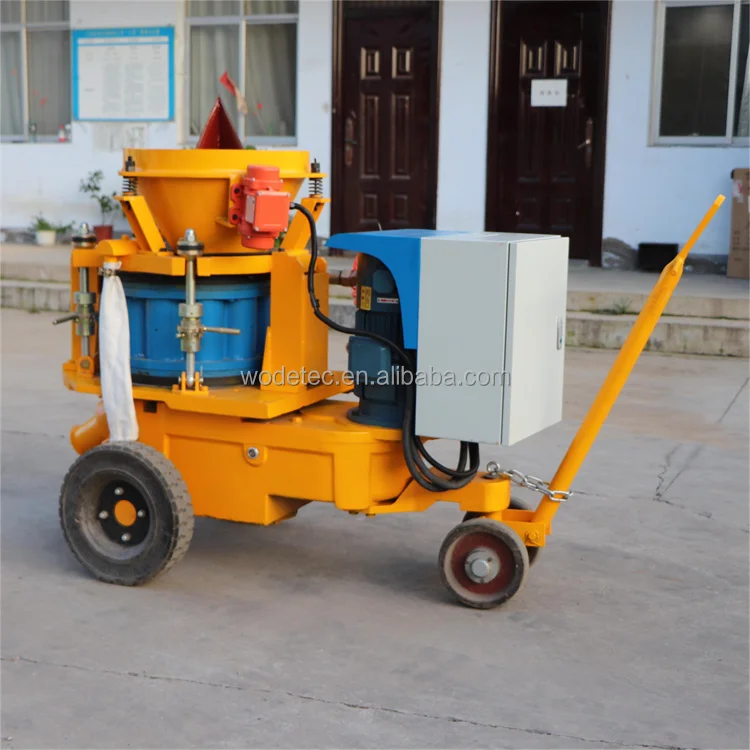 CE construction dry mix 9m3/h large capacity electric motor driven refractory shotcrete machine