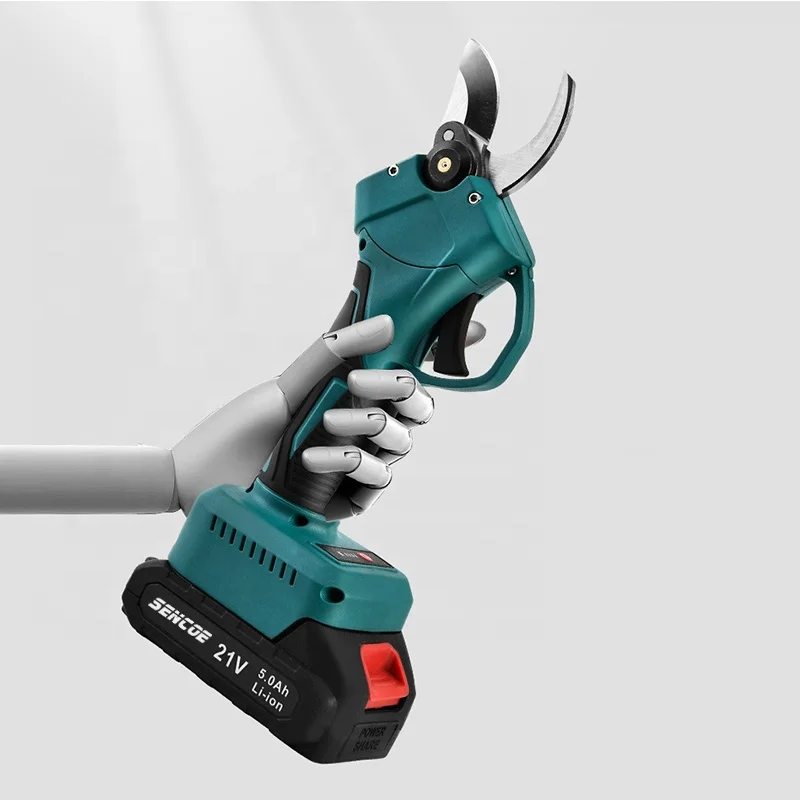 China best new electric pruning shear 25mm electric scissors lithium battery garden power tools electric garden shears