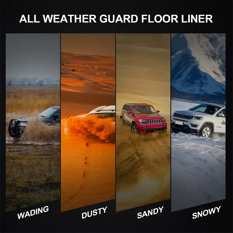 Fits Nissan Sylphy/Sentra 2020-2022 All Weather 3D Molded Floor Mats Front Rear Carpets TPE