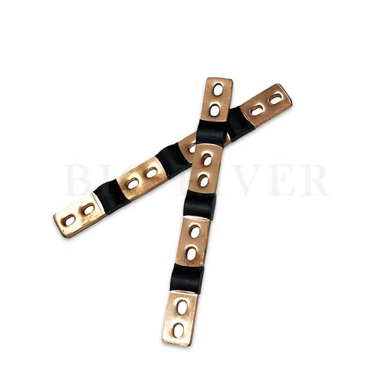 custom flexible copper busbar with Insulation for electrical equipment Factory price Copper Laminated Flexible busbars