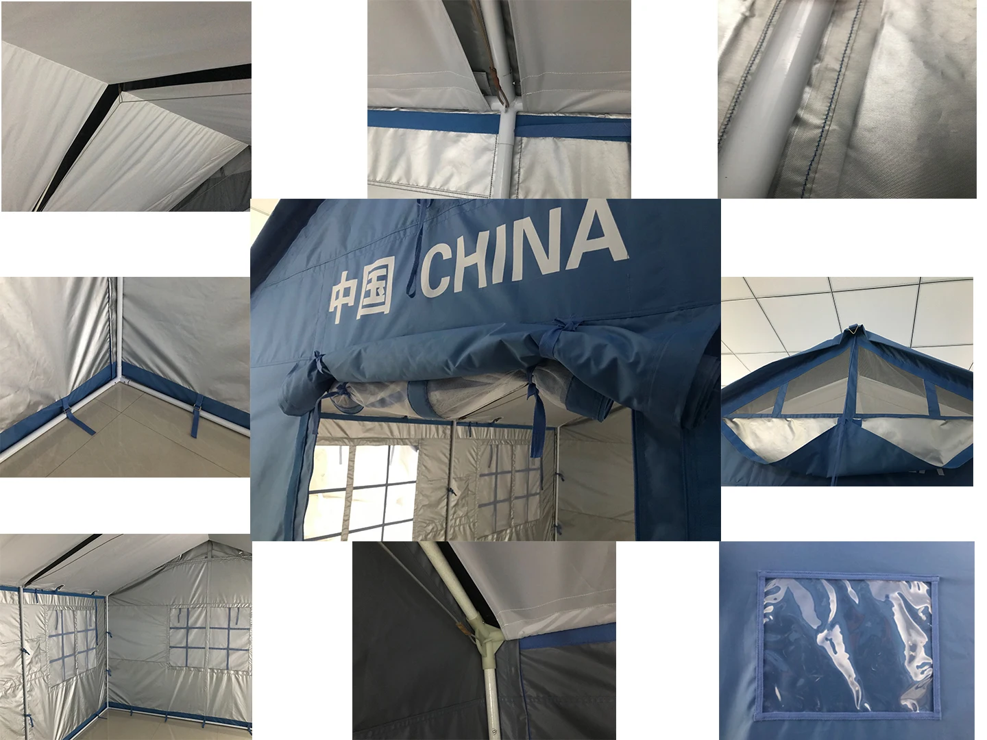 12 square meters waterproof canvas tarpaulin tent Emergency and Relief tent for disaster