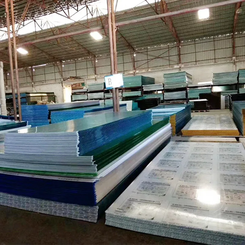 100% natural 8mm 10mm milk white polycarbonate sheet Sun visor for mall decoration