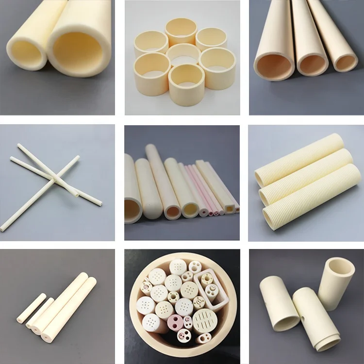 3X Ceramic Parts ODM OEM Al2o3 Bar Roller Stick Pipe Shaft Bush Bushing Pump Zirconia Rod Tube Alumina Ceramic Plunger Sleeve