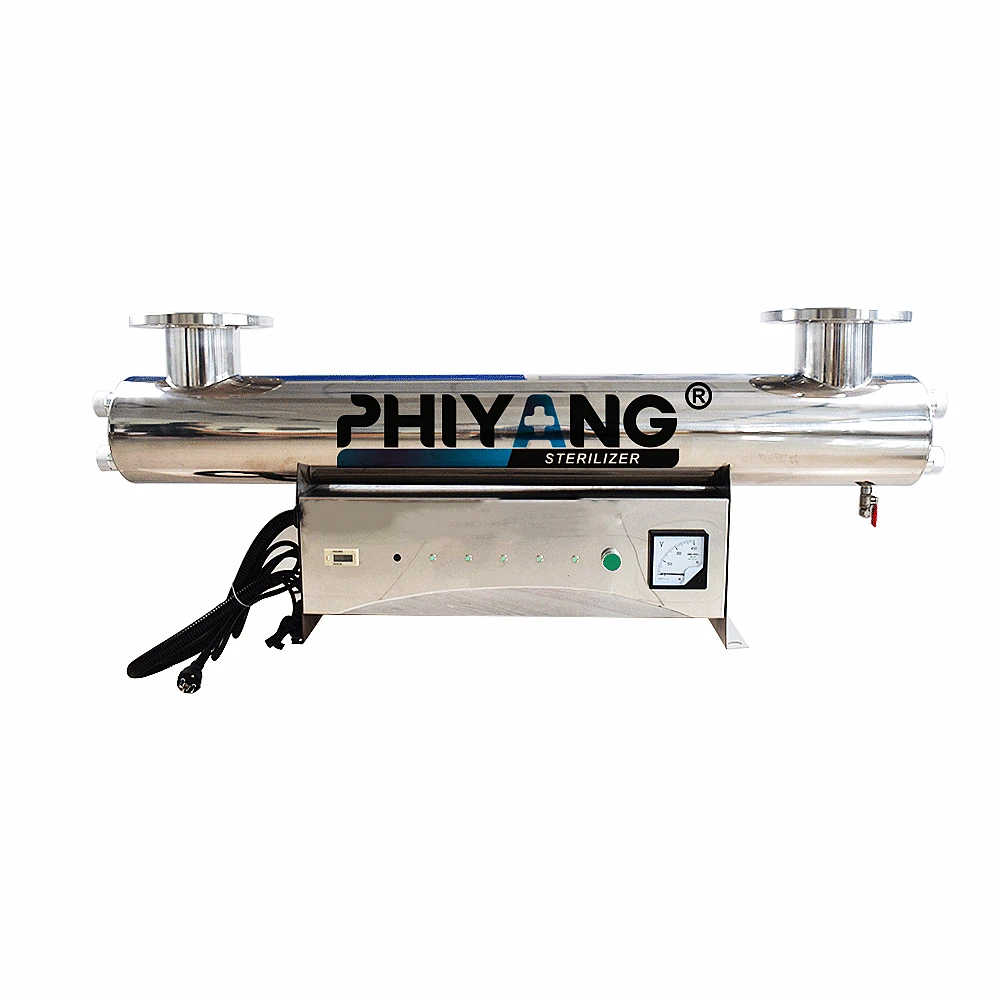 Water Treatment Machine 96GPM 440W 254nm Stainless Steel  Water Purification System For Water Storage Tank