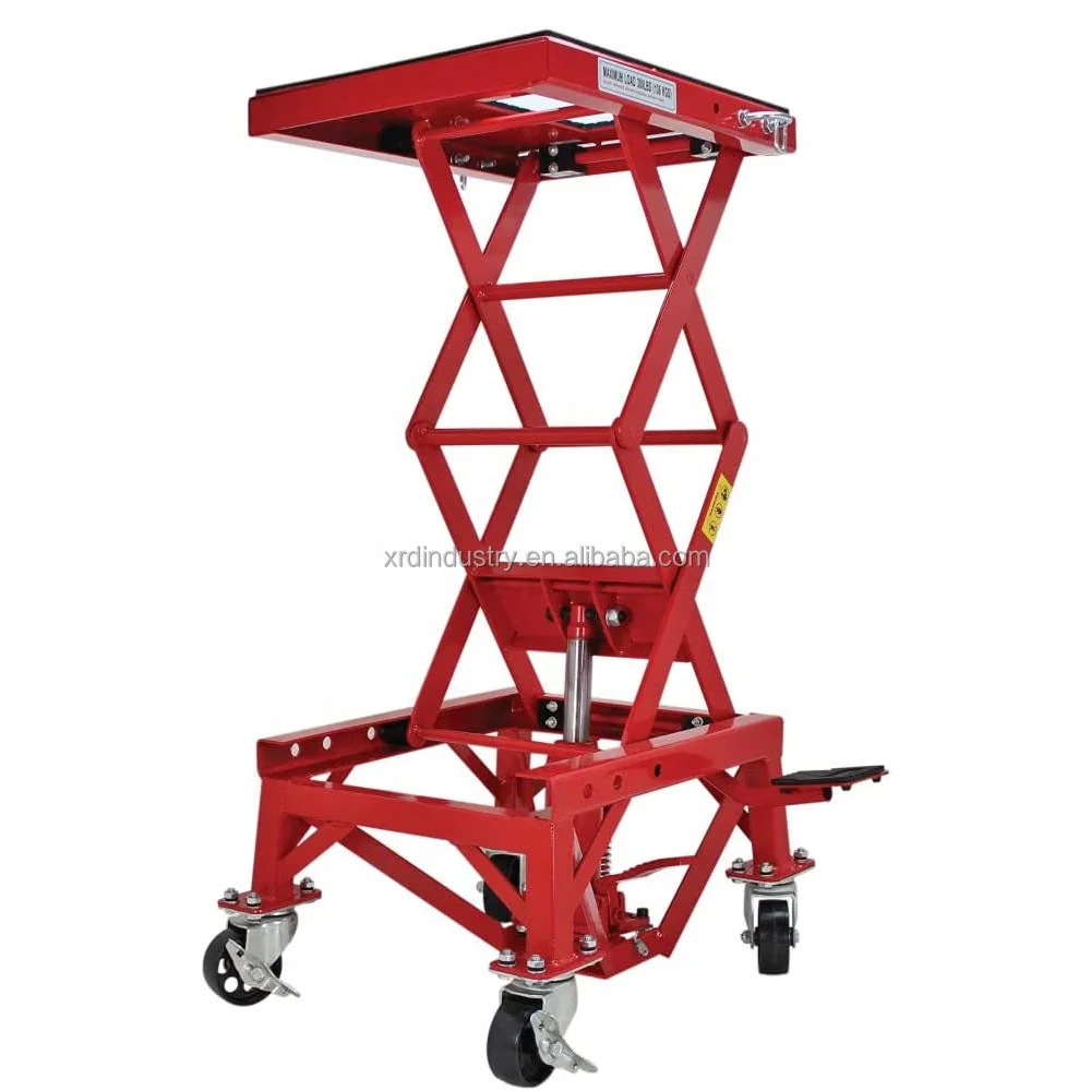 Osate 135Kg/300lbs Adjustable Motorcycle Lift Stand for workshop