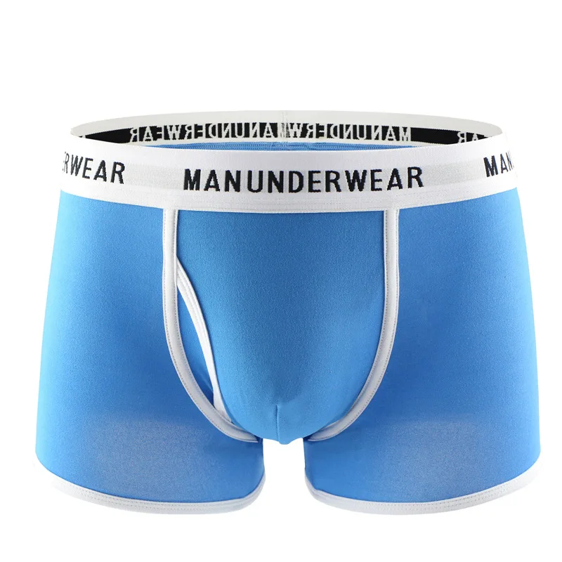 Men Denim Underwear 3D Sexy Boxer Jeans Shorts Classic Print Boxers Mens New Fashion Cowboy Underpants Trunks Brand Underpants