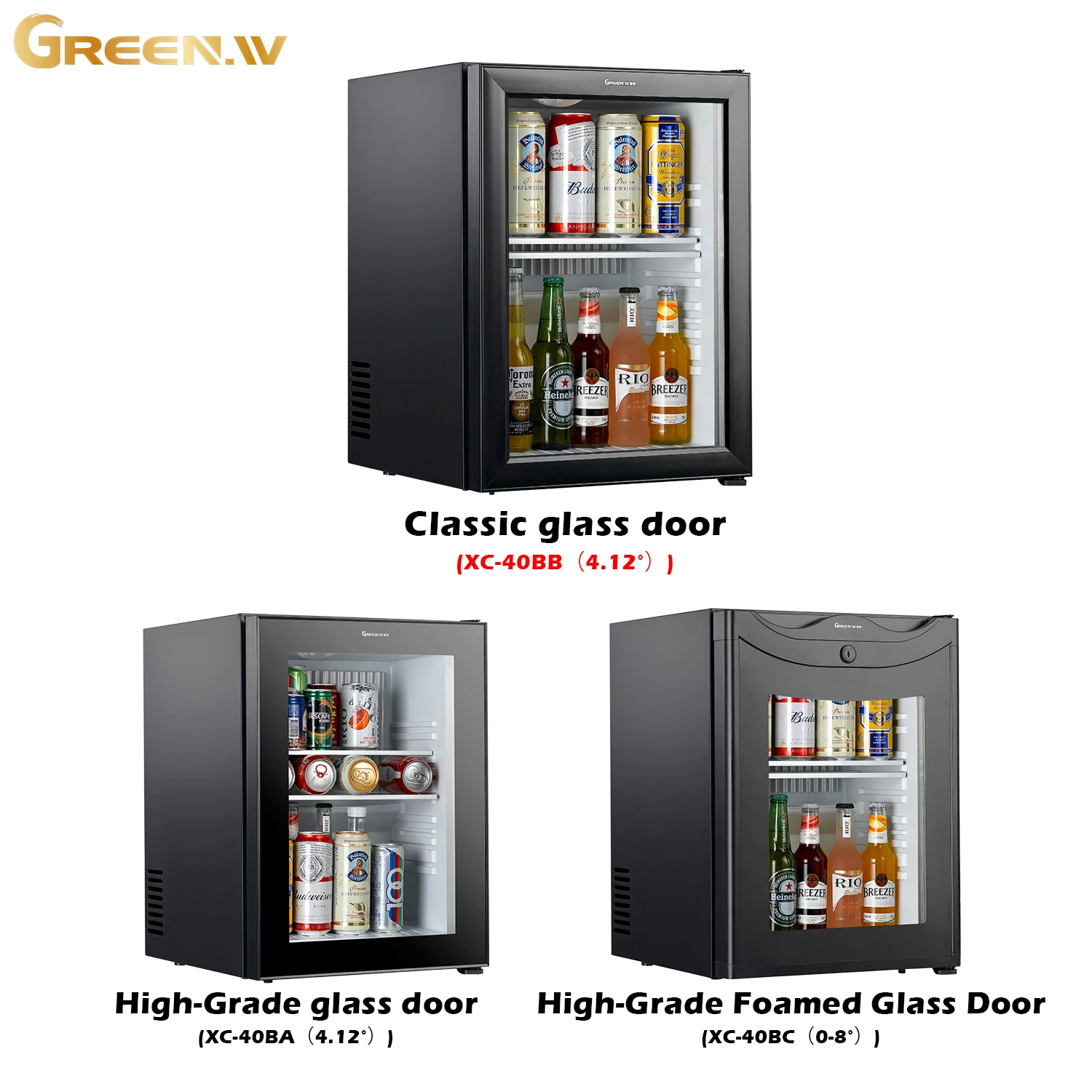 XC-40BB Factory Wholesale Cheap Black Mini Bar Fridge For Hotel