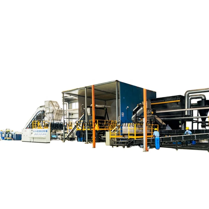 Оборудование для переработки отходов электроэнергии для холодильника/металла/пластика/пены, машина для переработки холодильника, измельчитель