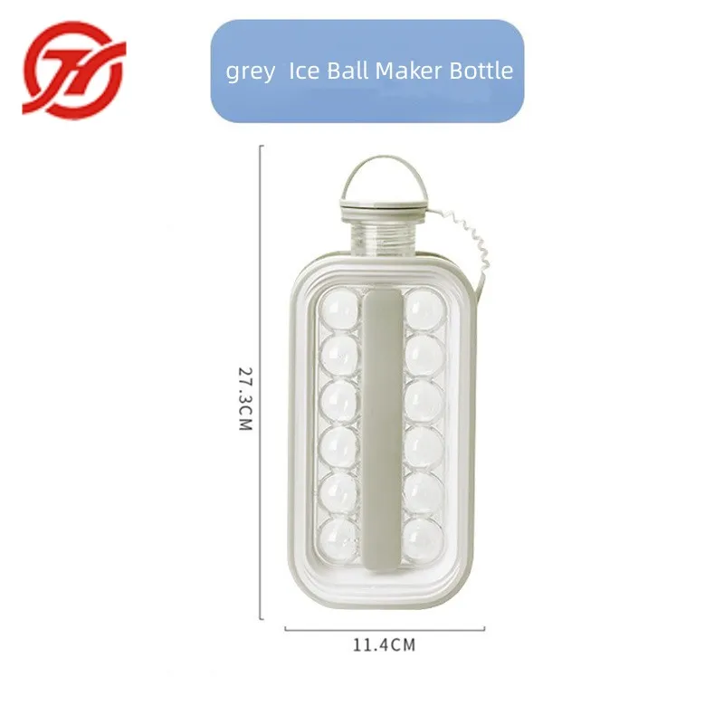 Кухонные Принадлежности для бара, силиконовые формы без бисфенола А для приготовления льда, бутылочка для льда с крышкой, поднос для льда