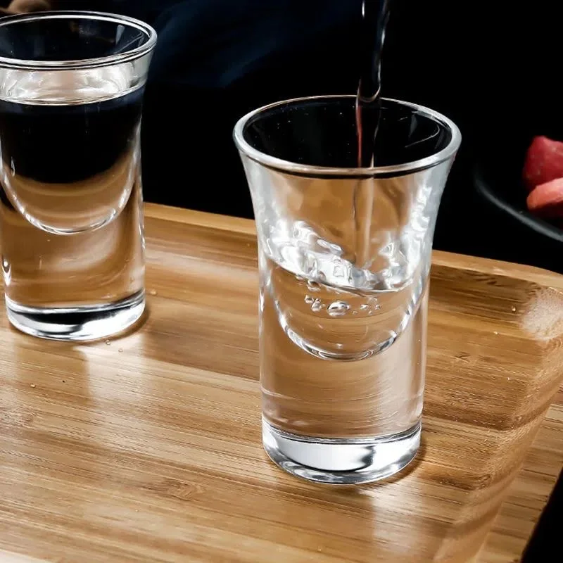 Hot Sale Custom 15ml 25ml 35ml Round Clear Mini Shot Glasses Drinking For Liquor Vodka