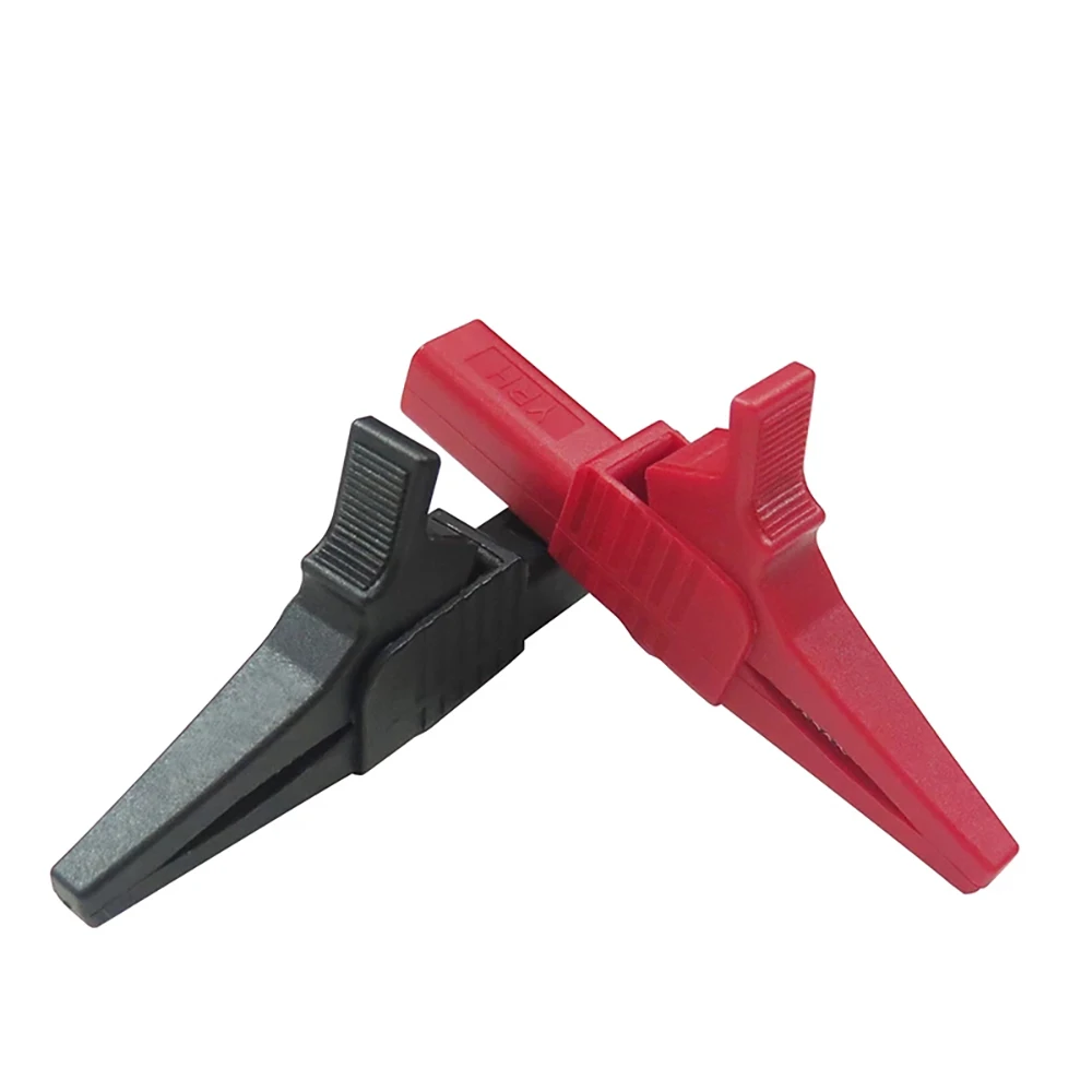5PCS 5 colors 32A 1500V insulation alligator clip safety test clip for 4mm copper banana plug with cover