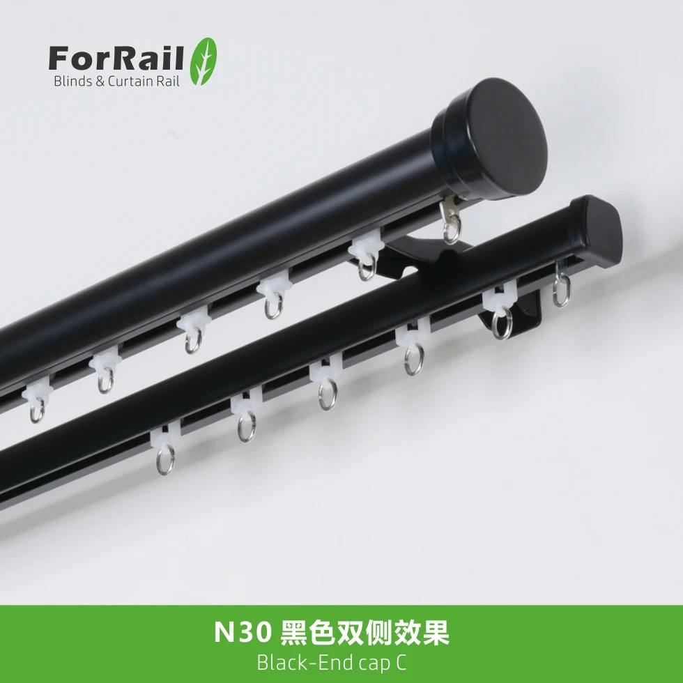 Hot sale high end polished metal rod pipe decorative curtain rods & forrail