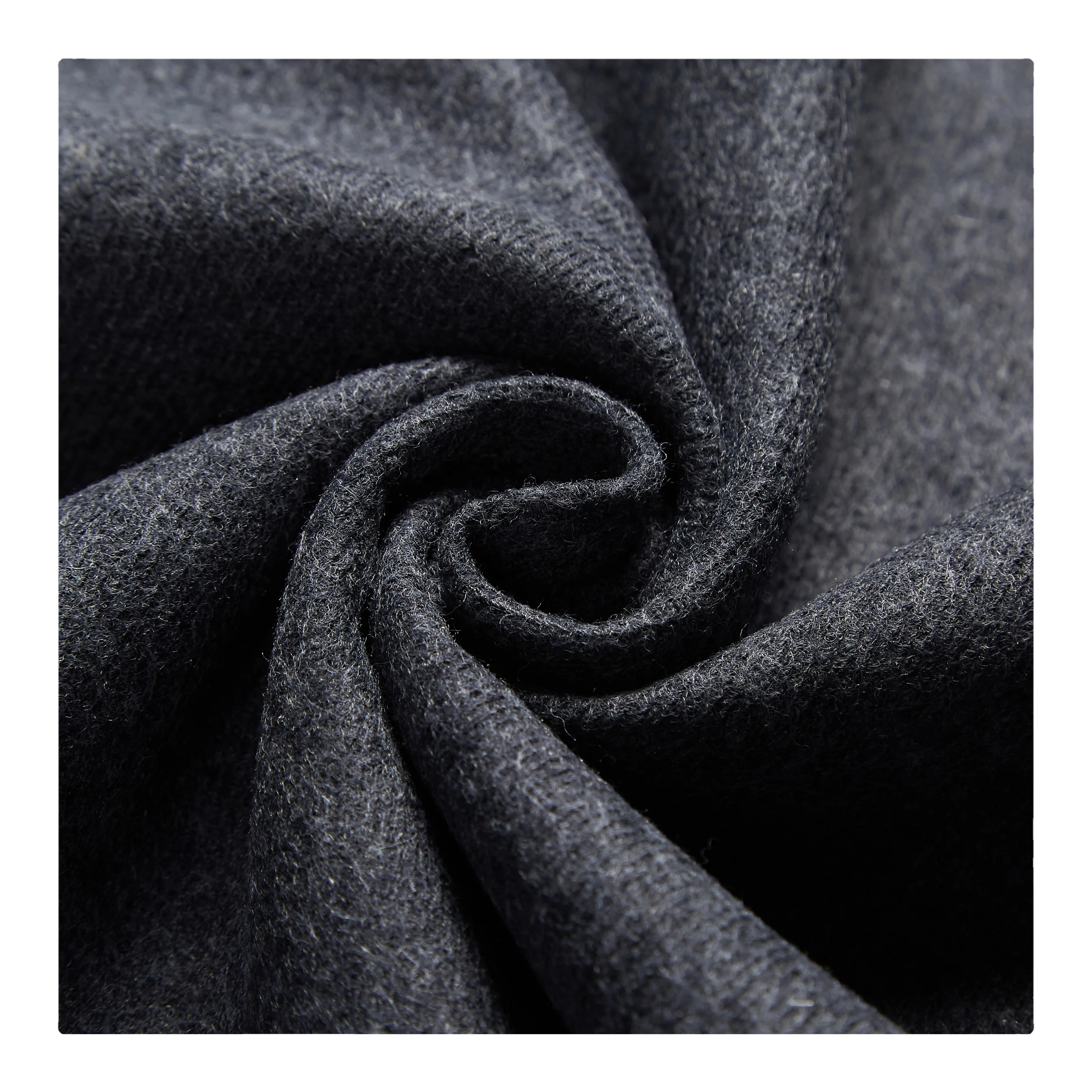 Инновационная фабричная австралийская мериносовая шерсть кашемировая композитная саржевая трикотажная ткань для