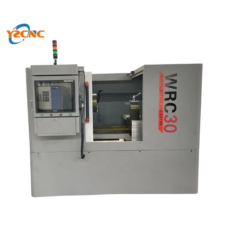 Diamond Cut Alloy Wheel Repair CNC Lathe machine WRC30