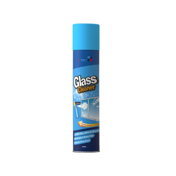 U.WELL household good quality windows foam cleaner foam aerosol  glass cleaning cleaner spray