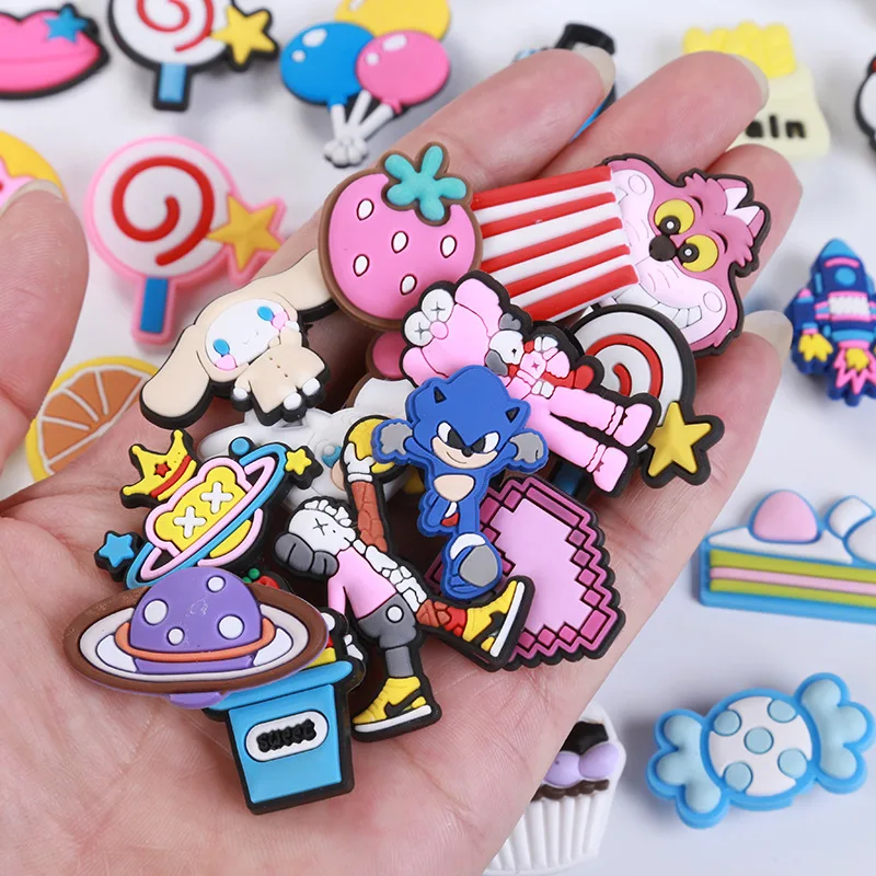 Wholesale custom PVC shoe charms  DIY shoe charm accessories personalized cartoon style decoration clog