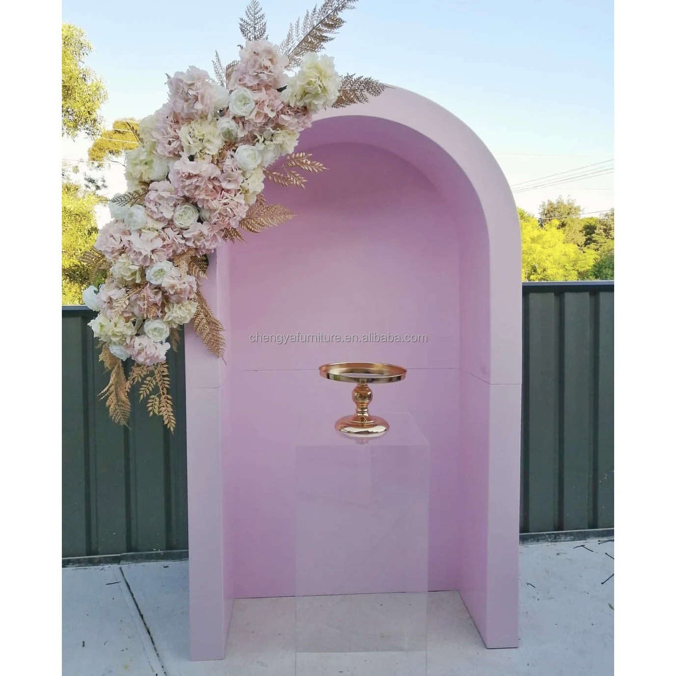 Wedding Decorations Acrylic Arch Wedding Backdrop Stand